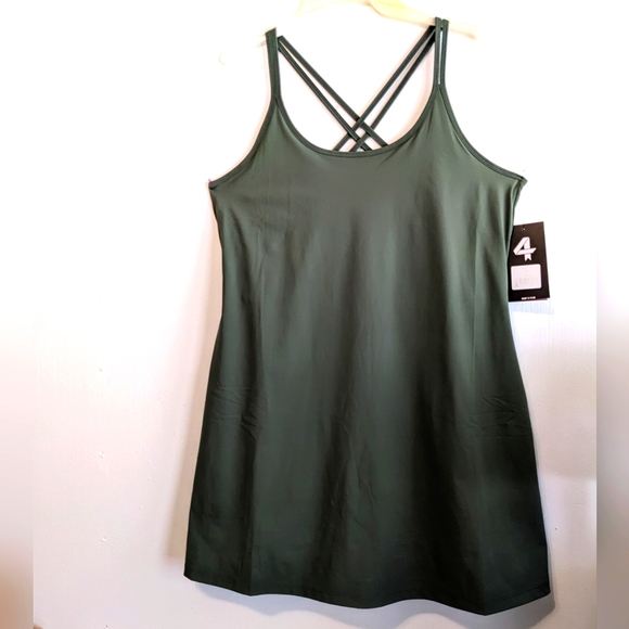 Fourlaps Vitality Dress Athletic Fit Built-In Shorts Nwt
